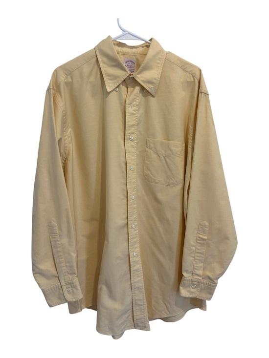 Brooks Brothers Other - Brooks Brothers Men's Long-Sleeve Button-Down Shirt - Light Yellow